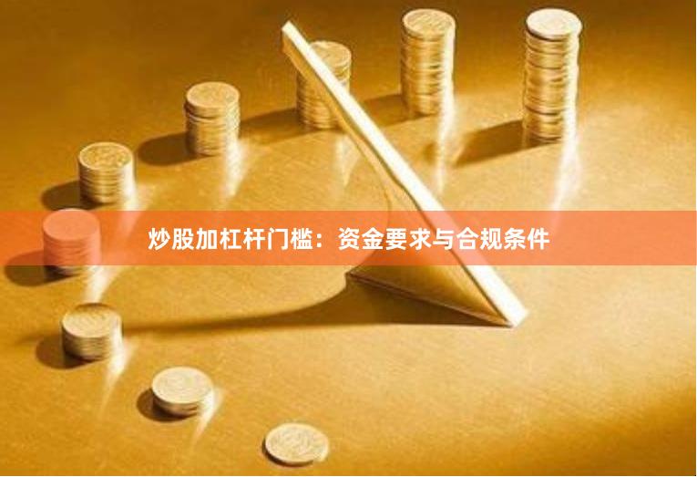 炒股加杠杆门槛：资金要求与合规条件